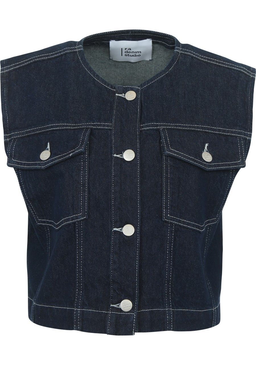 RA DENIM STUDIO GILET