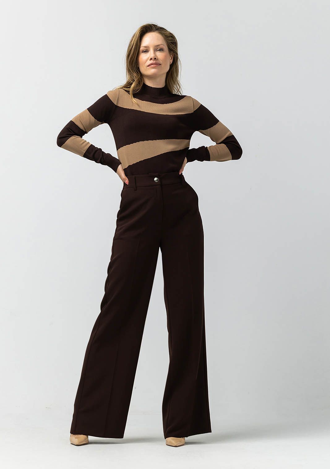 LABEL DOT WIJDE PANTALON