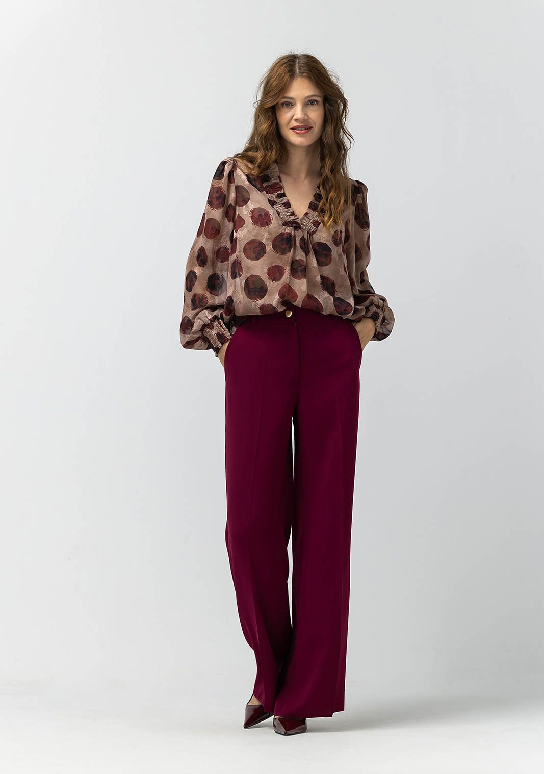 LABEL DOT WIJDE PANTALON