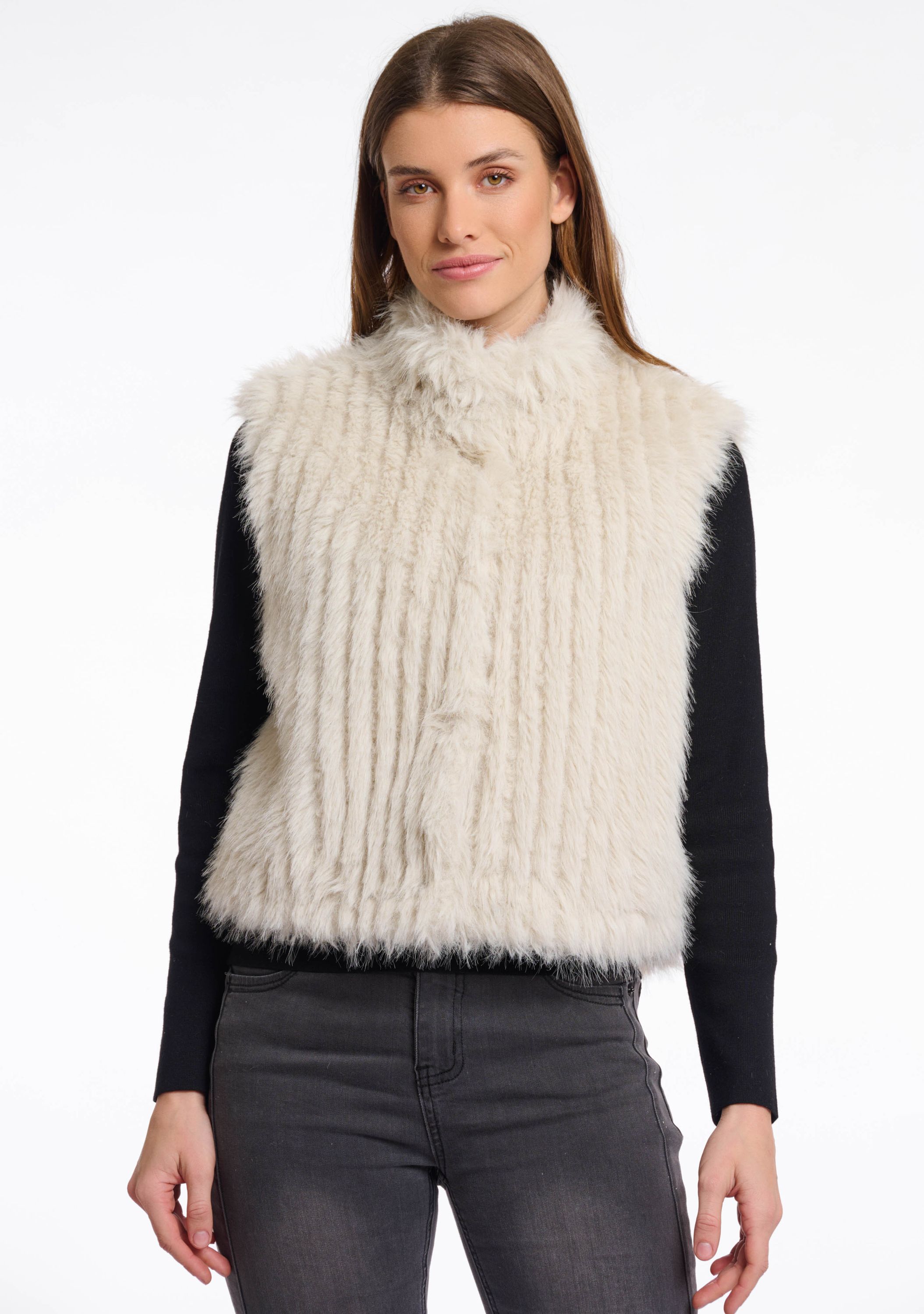 RINO EN PELLE GILET