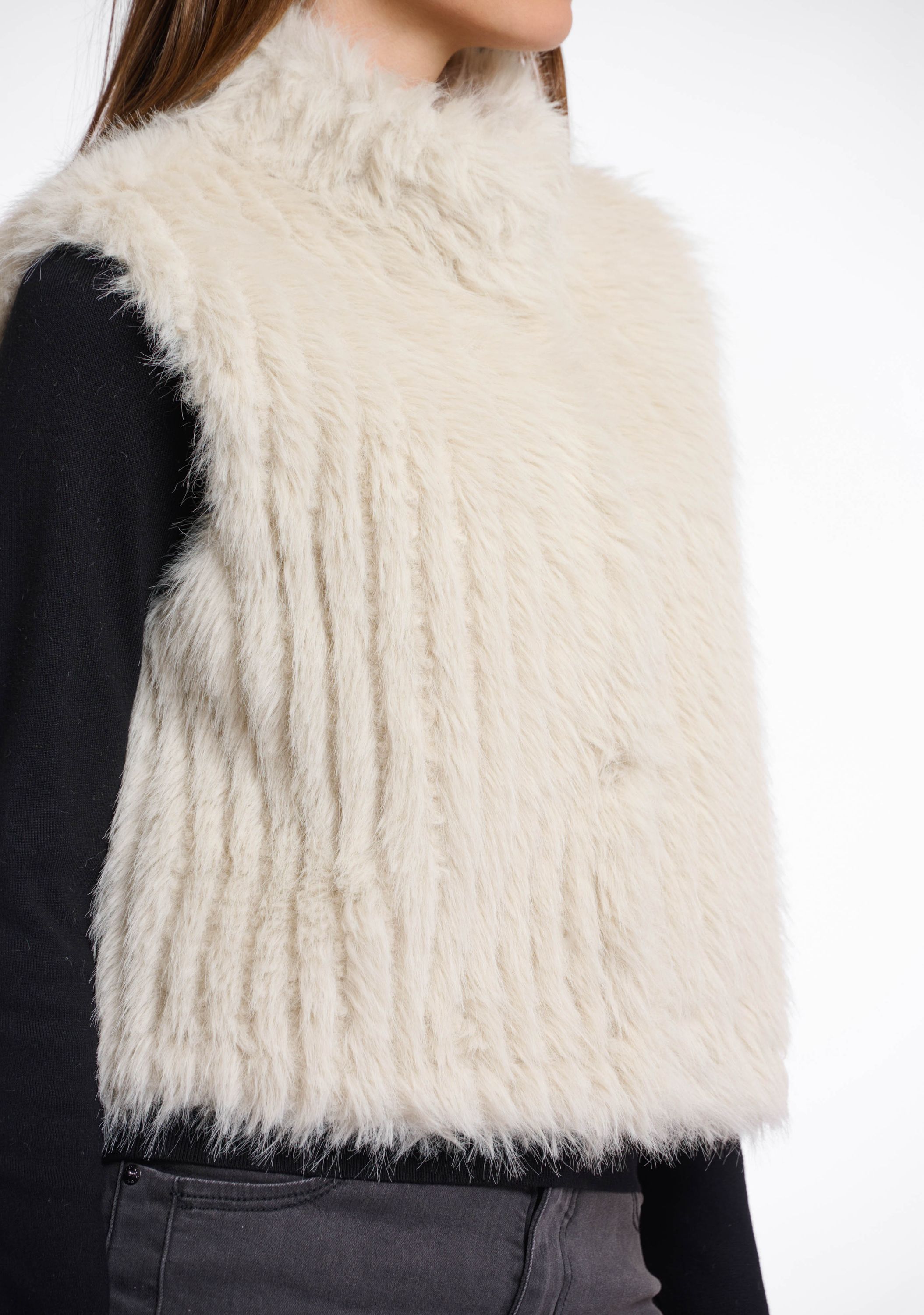 RINO EN PELLE GILET