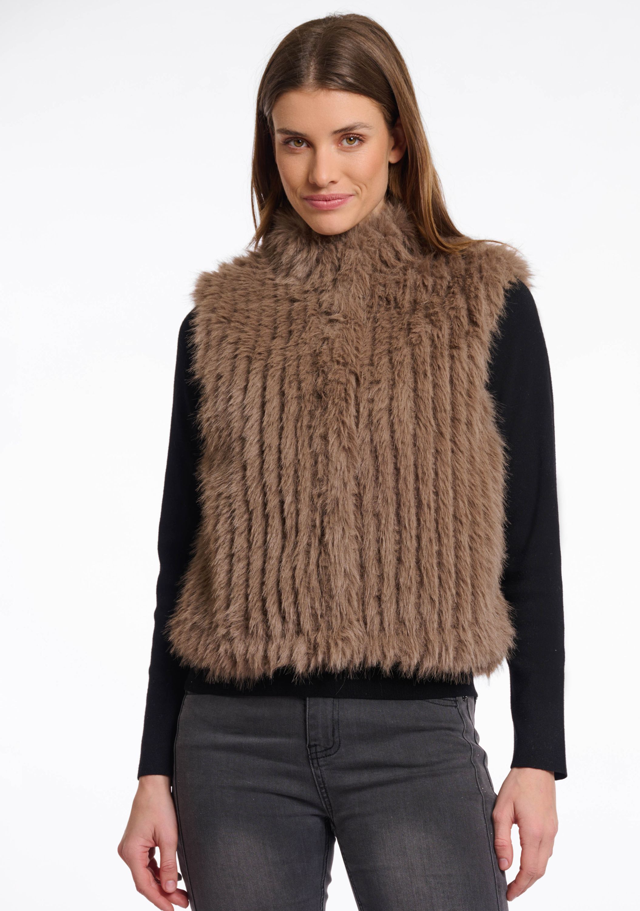 RINO EN PELLE GILET