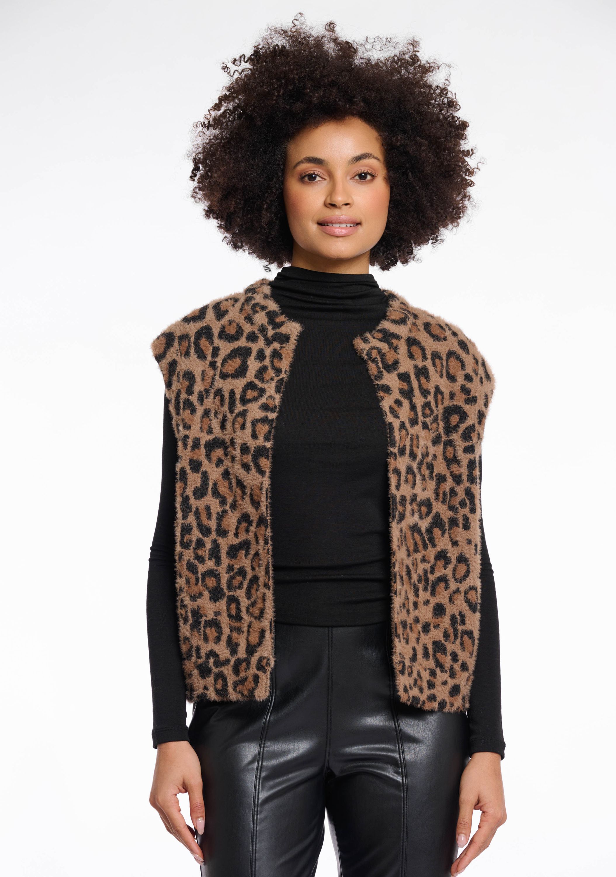 RINO EN PELLE GILET