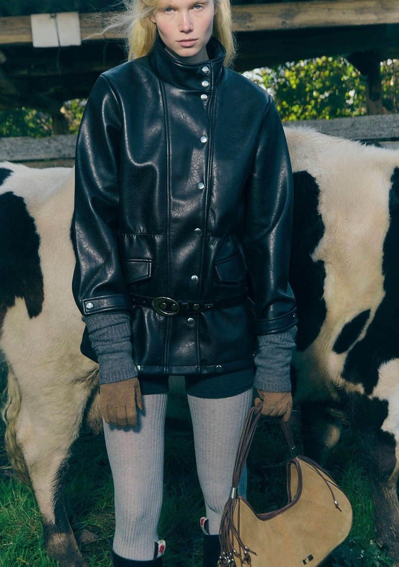 LAAGAM LEER/SUEDE JACK