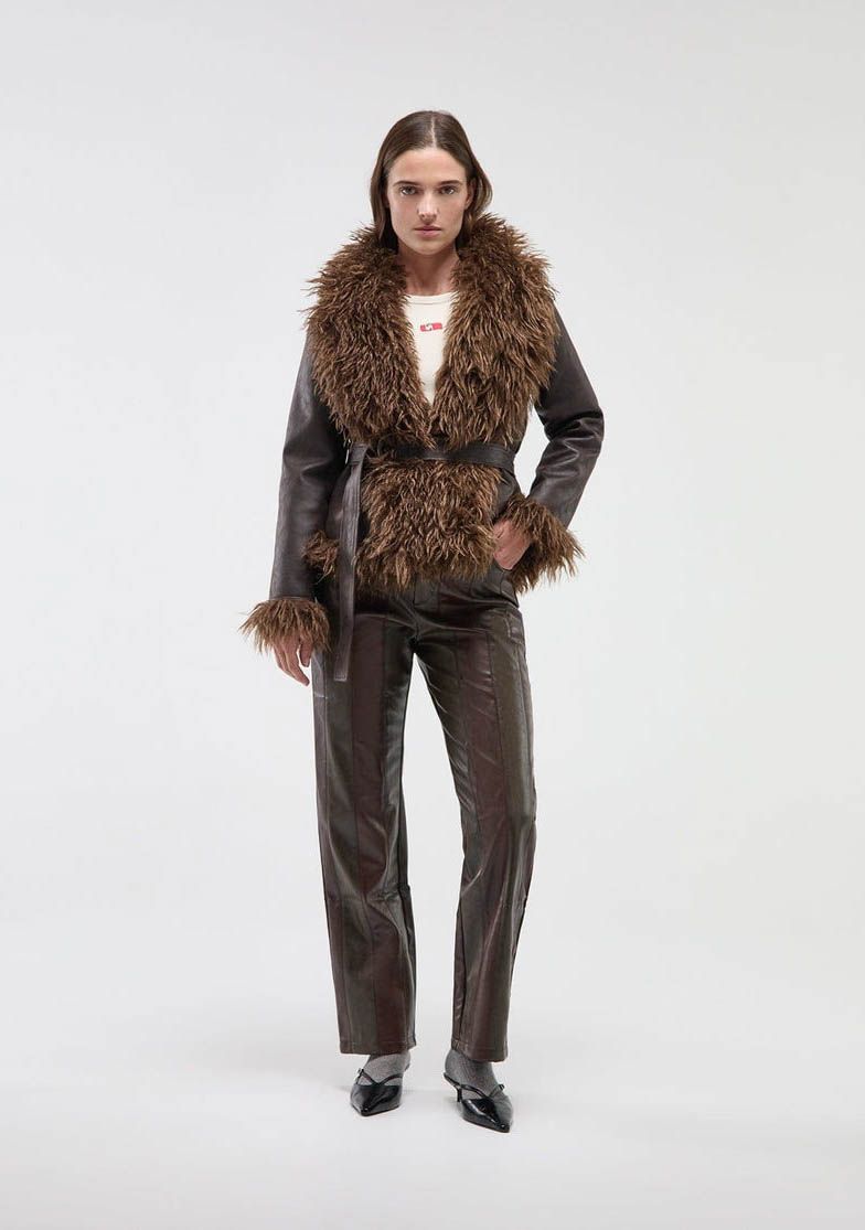 LAAGAM LEER/SUEDE JACK