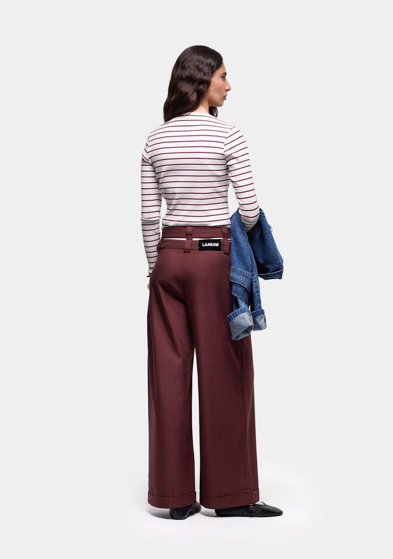 LAAGAM WIJDE PANTALON