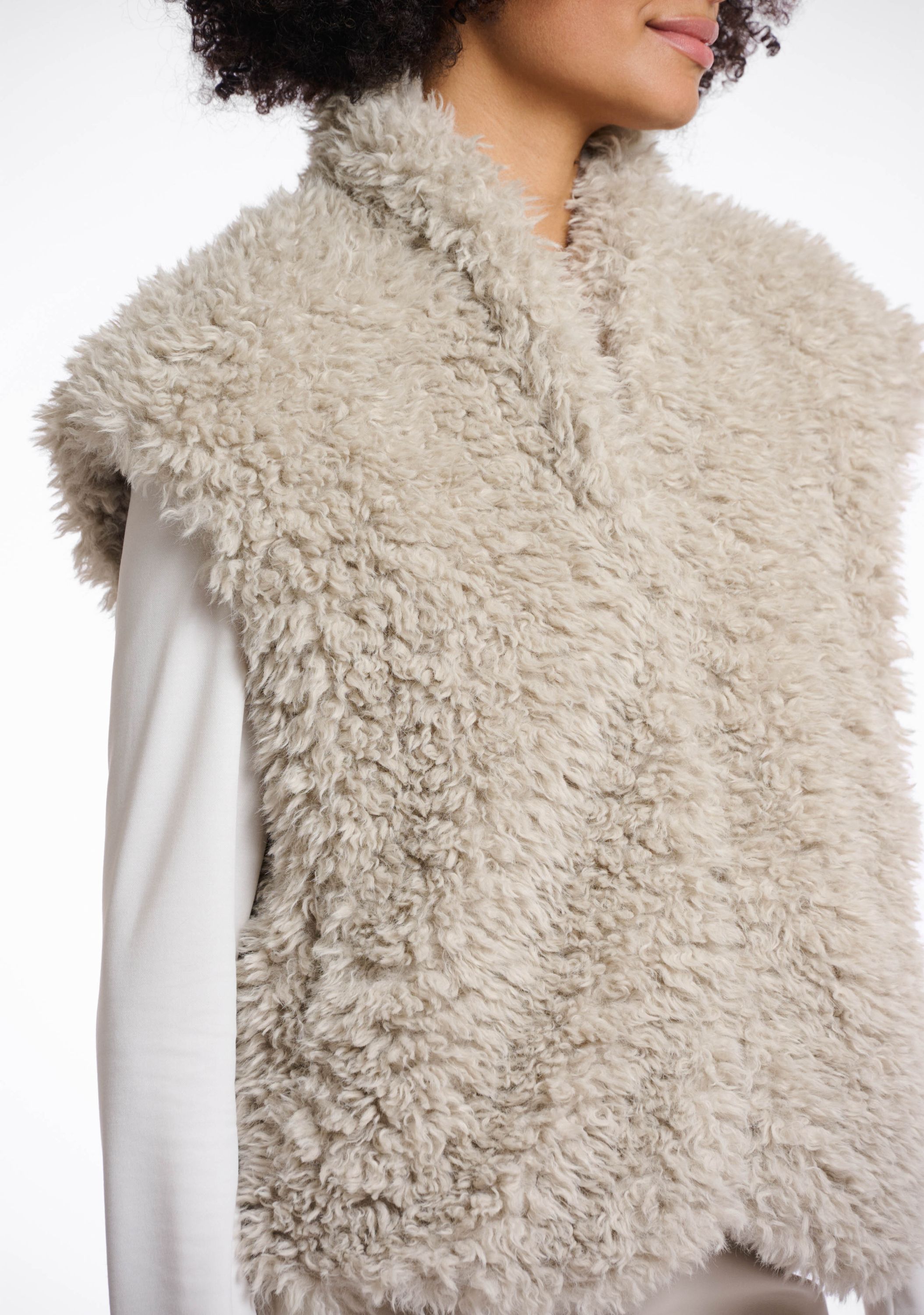 RINO EN PELLE GILET