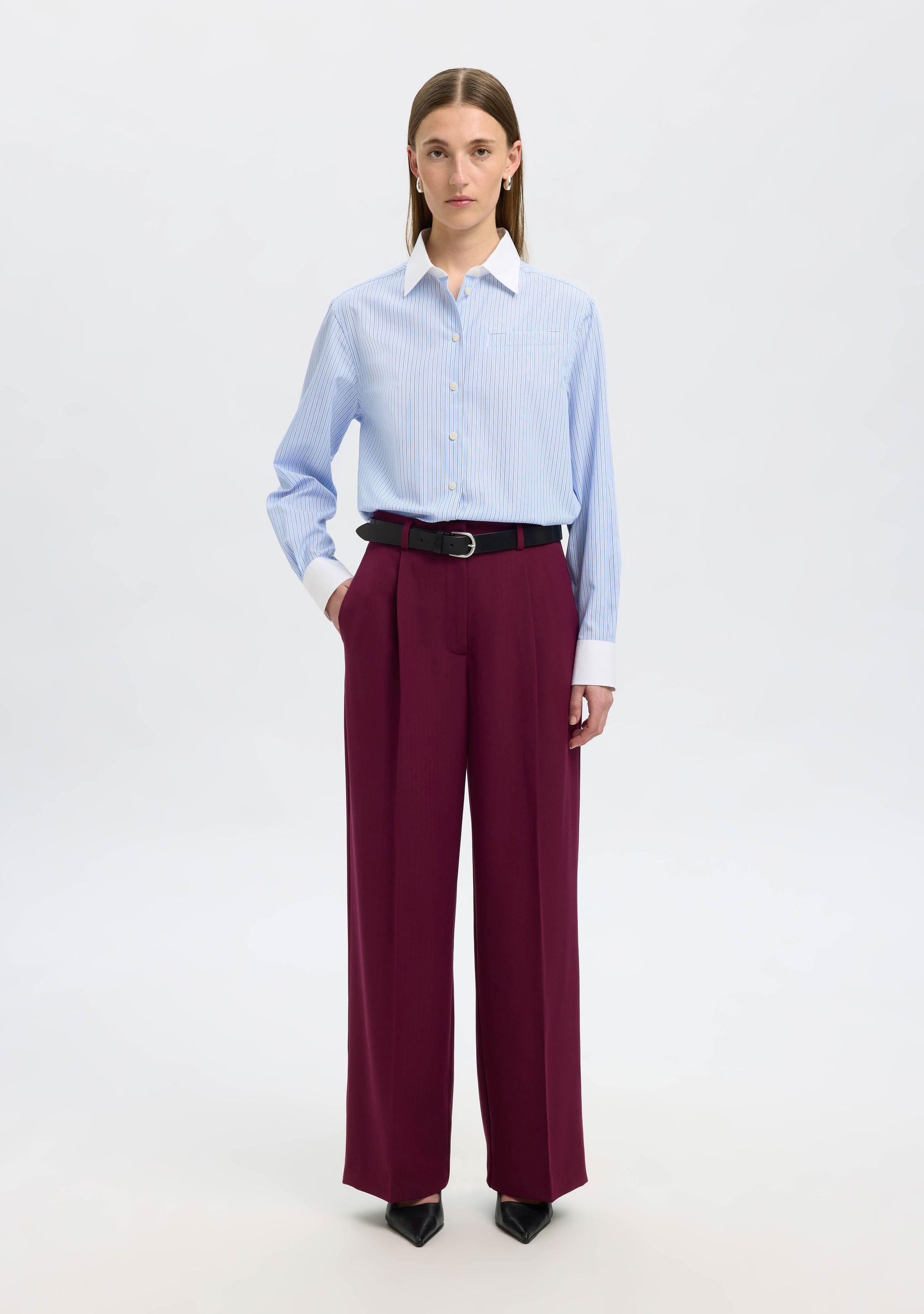 SELECTED FEMME WIJDE PANTALON