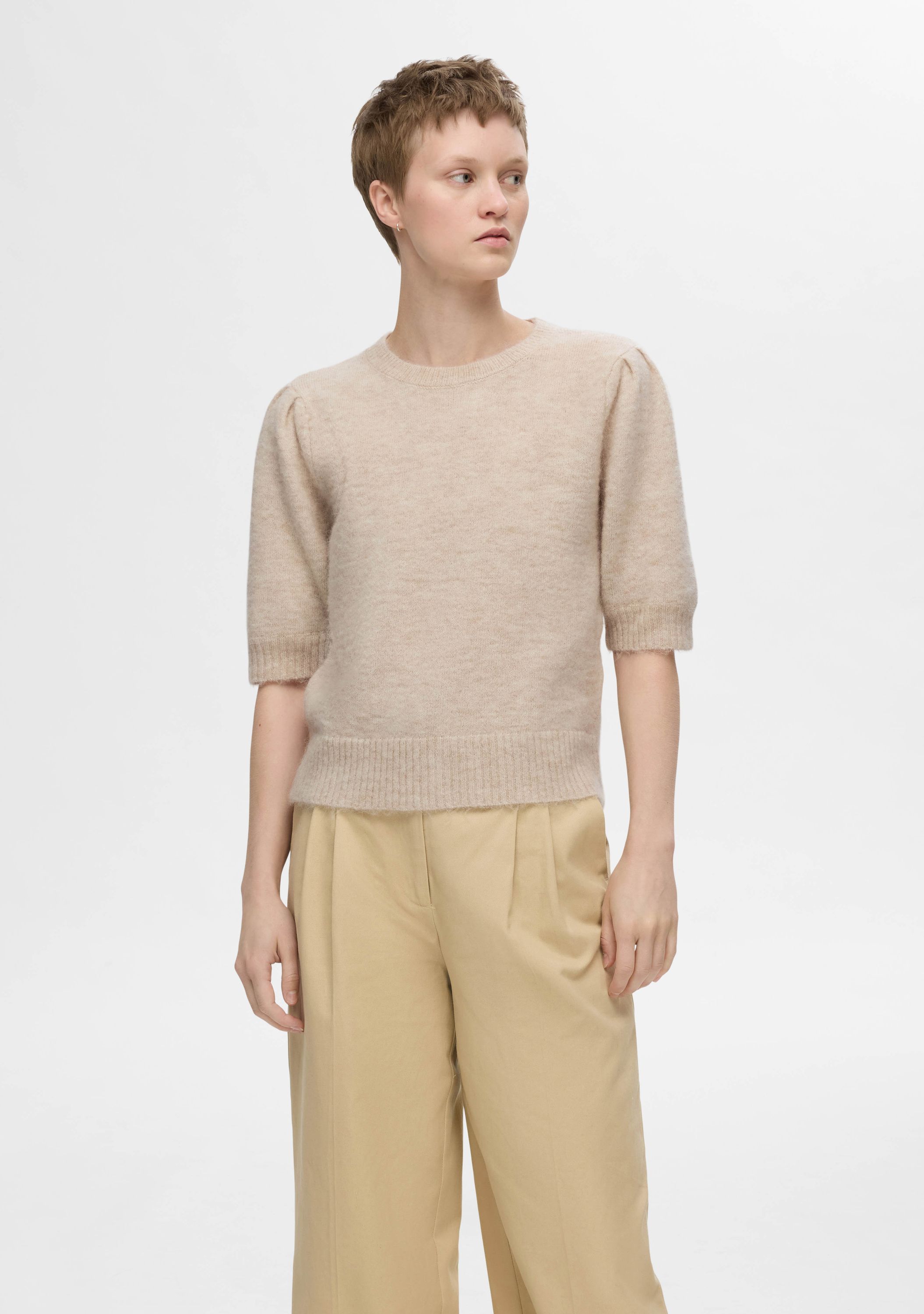 SELECTED FEMME TRUI KORTE MOUW