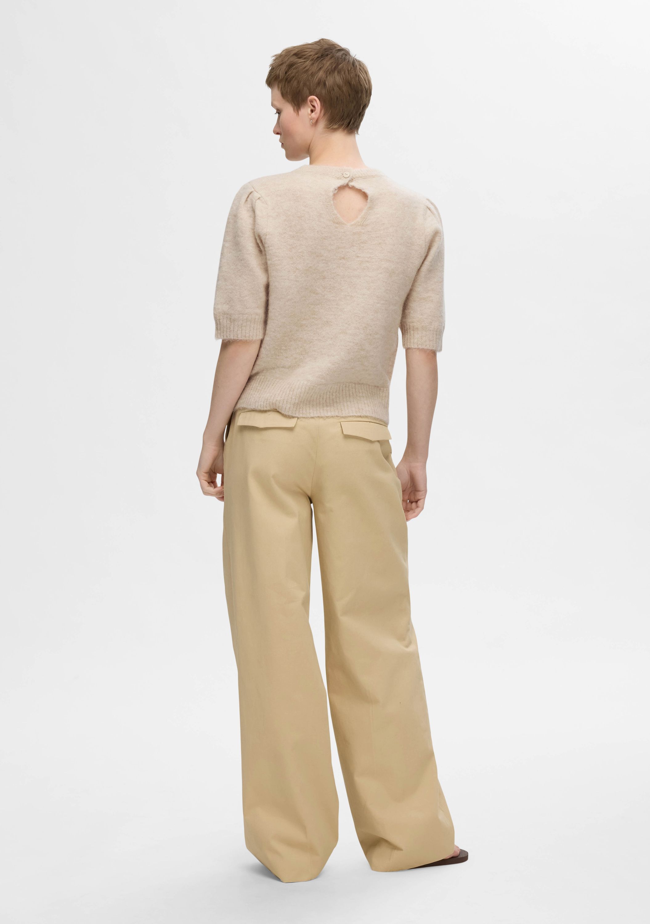 SELECTED FEMME TRUI KORTE MOUW