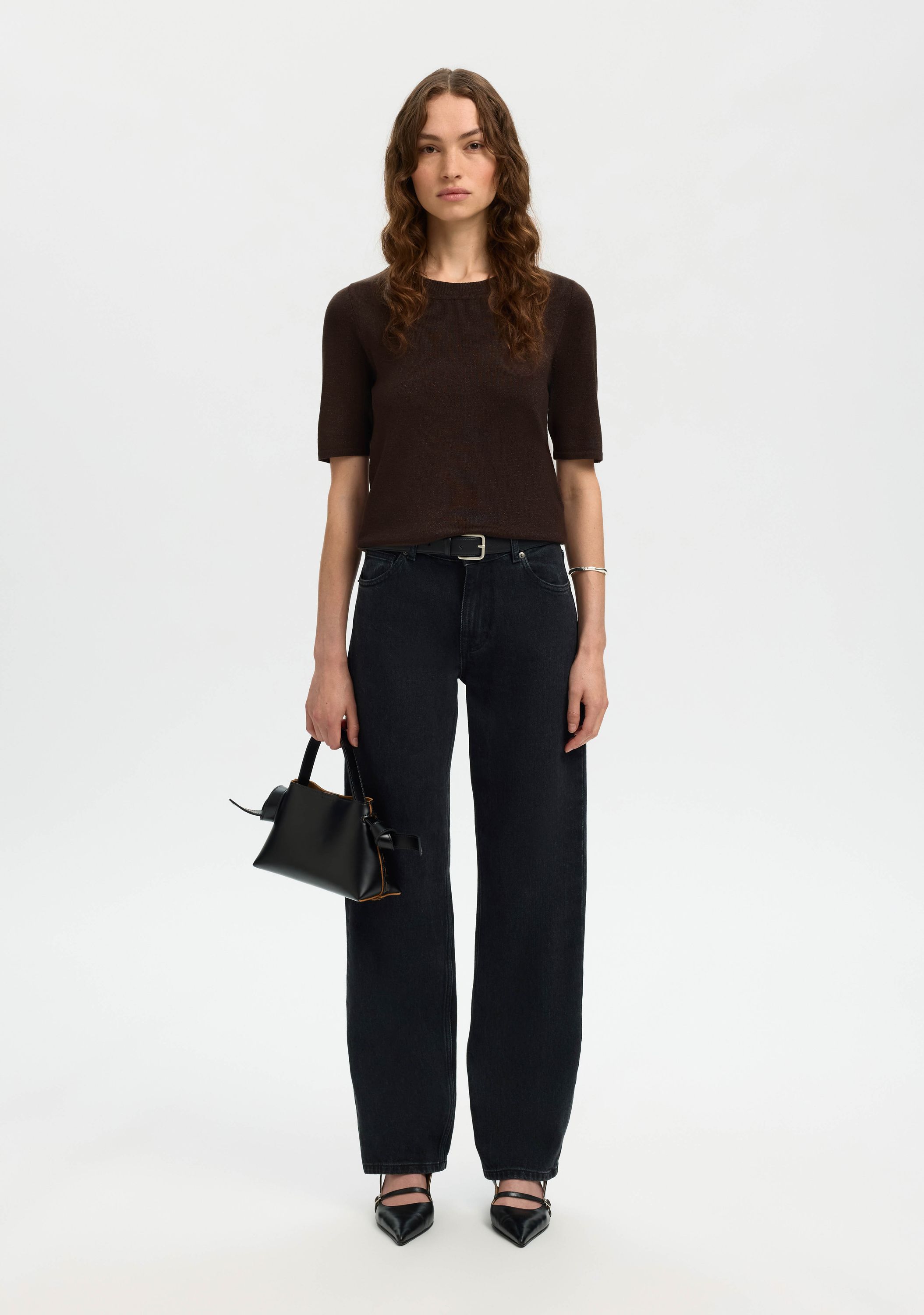 SELECTED FEMME TRUI KORTE MOUW