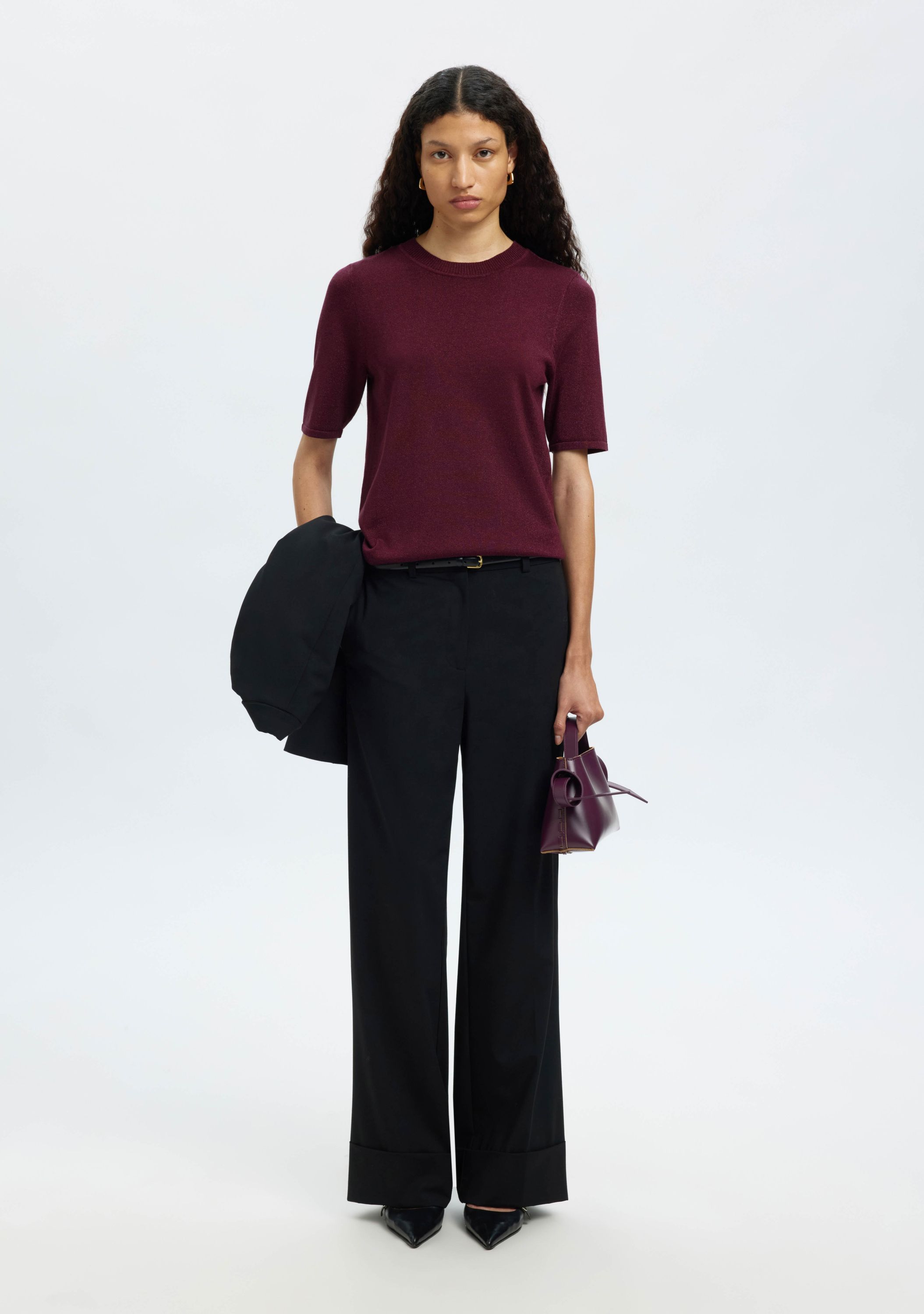 SELECTED FEMME TRUI KORTE MOUW