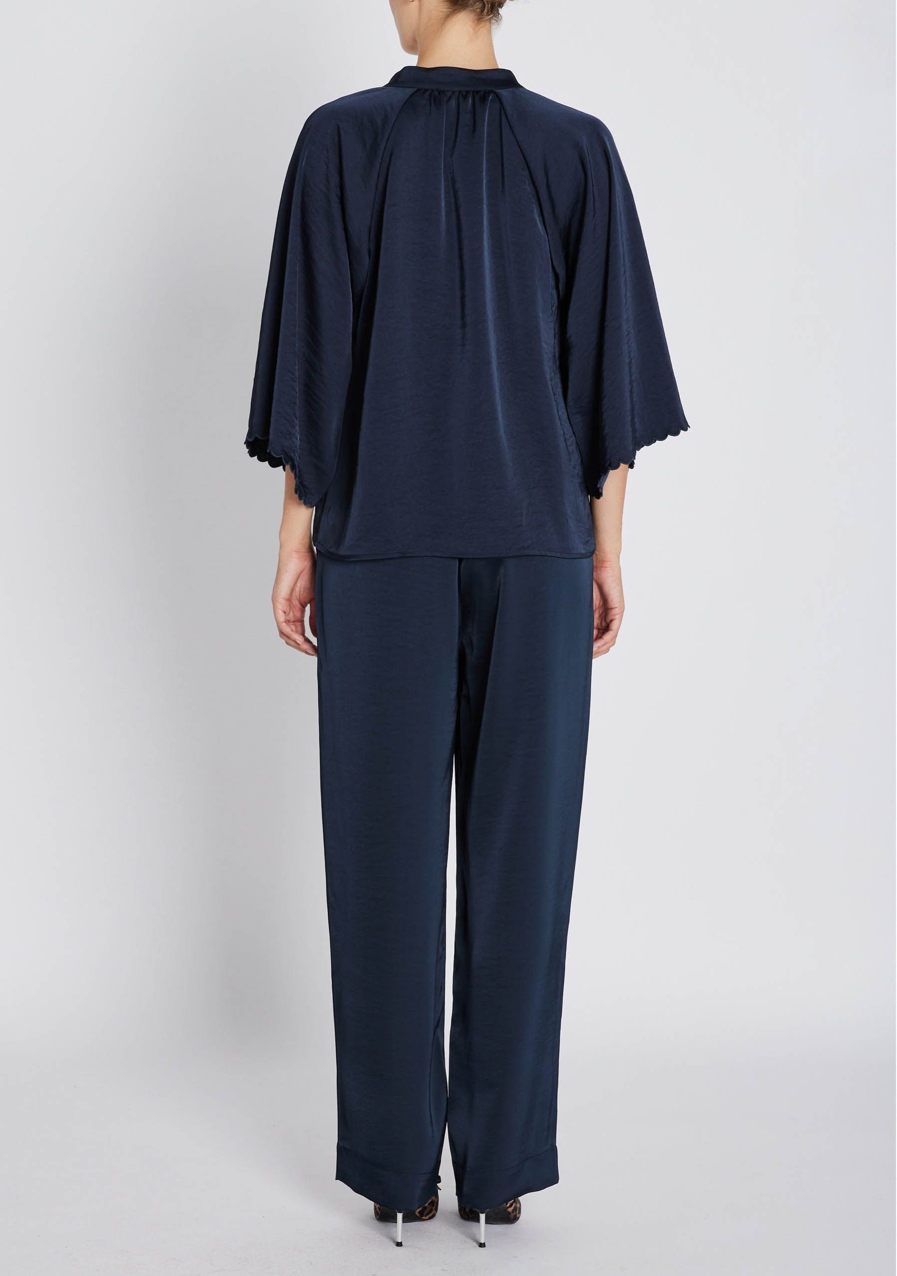 BRUUNS BAZAAR WIJDE PANTALON
