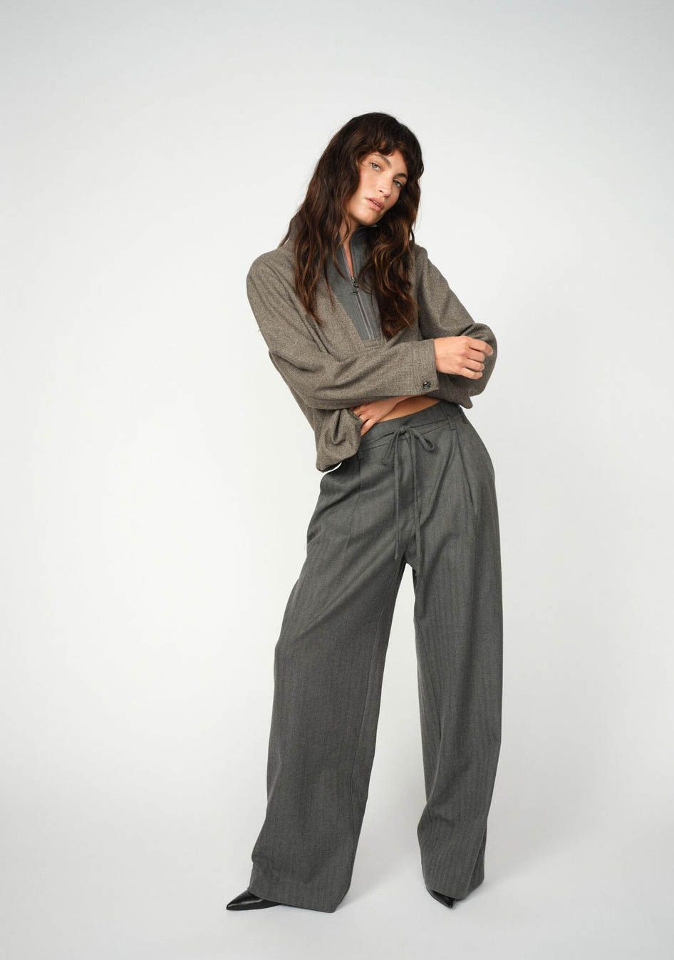 MOSMOSH WIJDE PANTALON