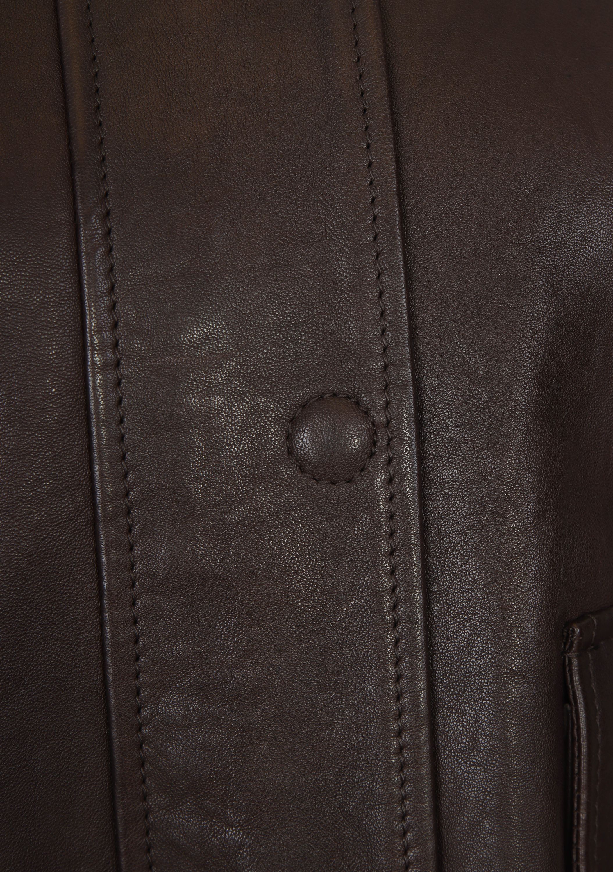 MAX MARA LEER/SUEDE JACK