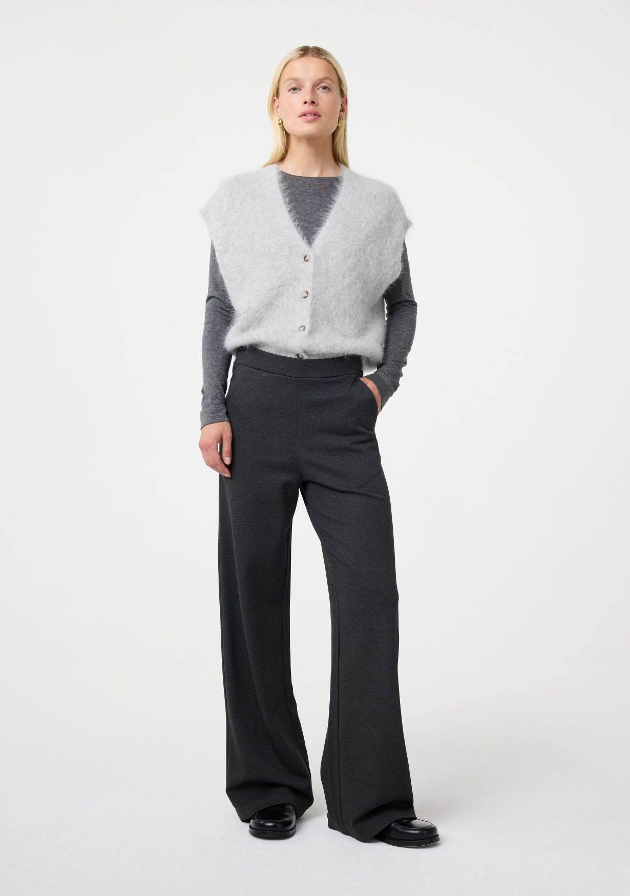 KNIT-TED WIJDE PANTALON