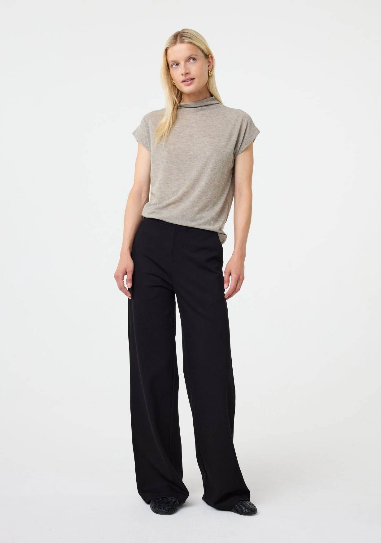 KNIT-TED WIJDE PANTALON