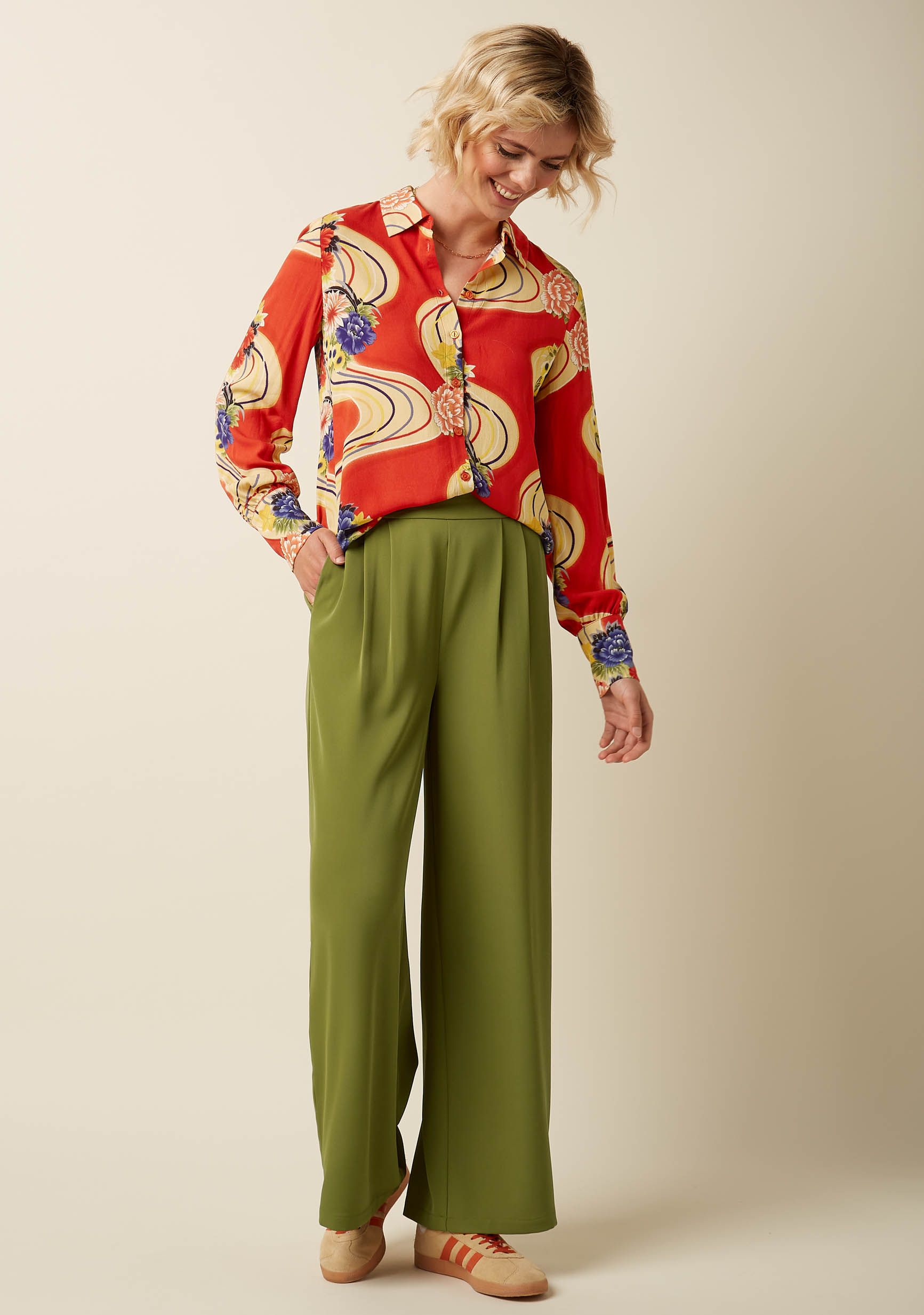 KING LOUIE WIJDE PANTALON