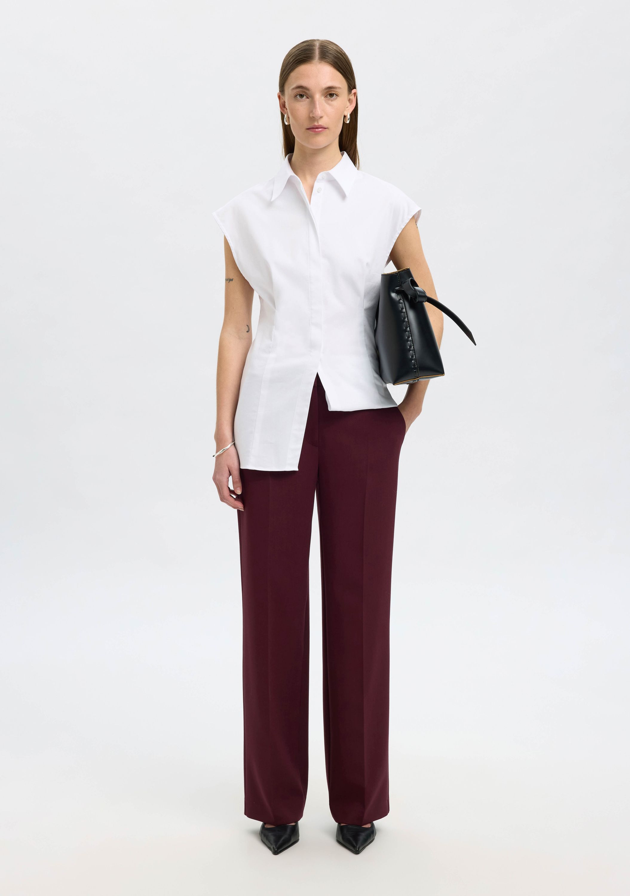 SELECTED FEMME WIJDE PANTALON