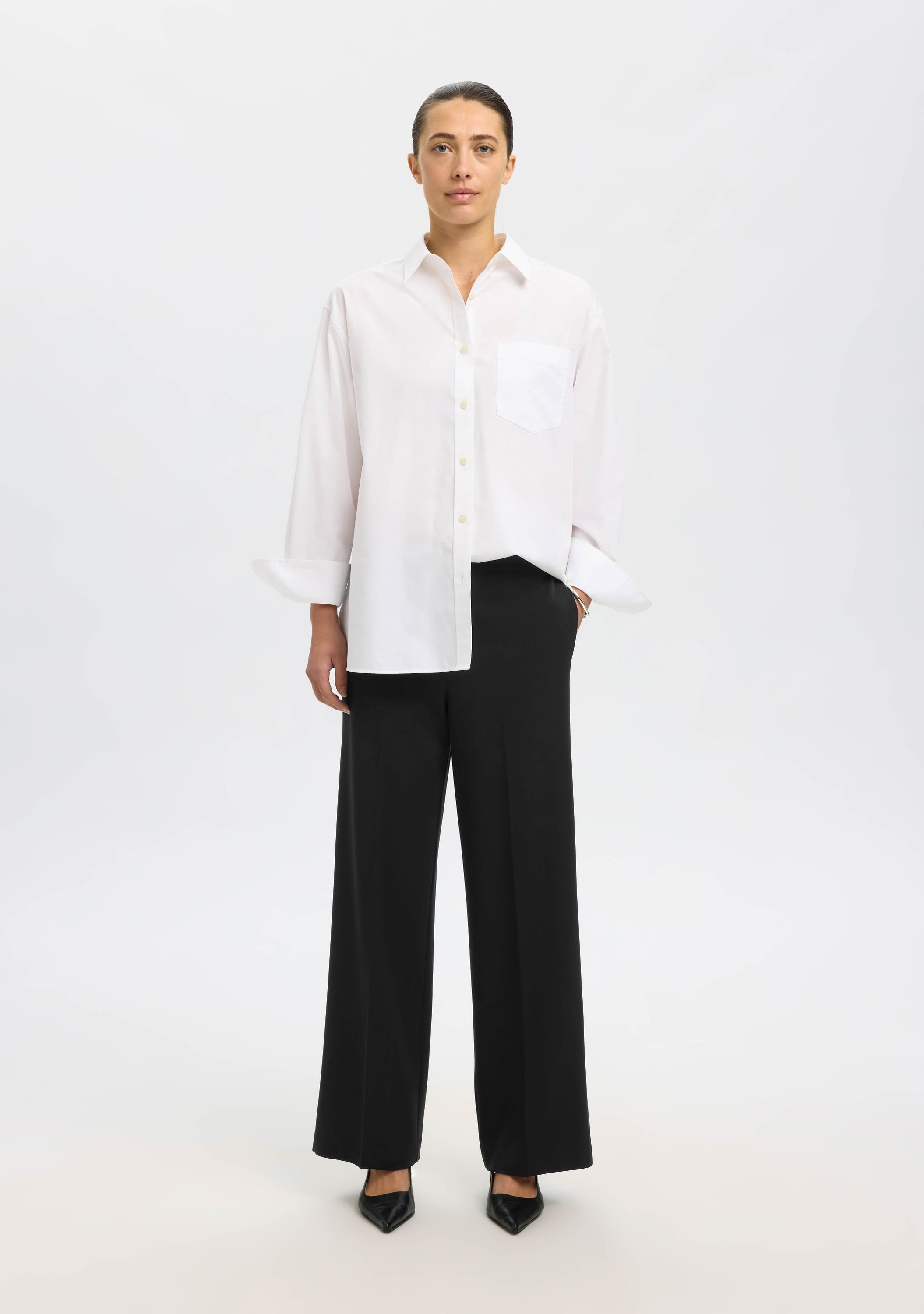 SELECTED FEMME WIJDE PANTALON