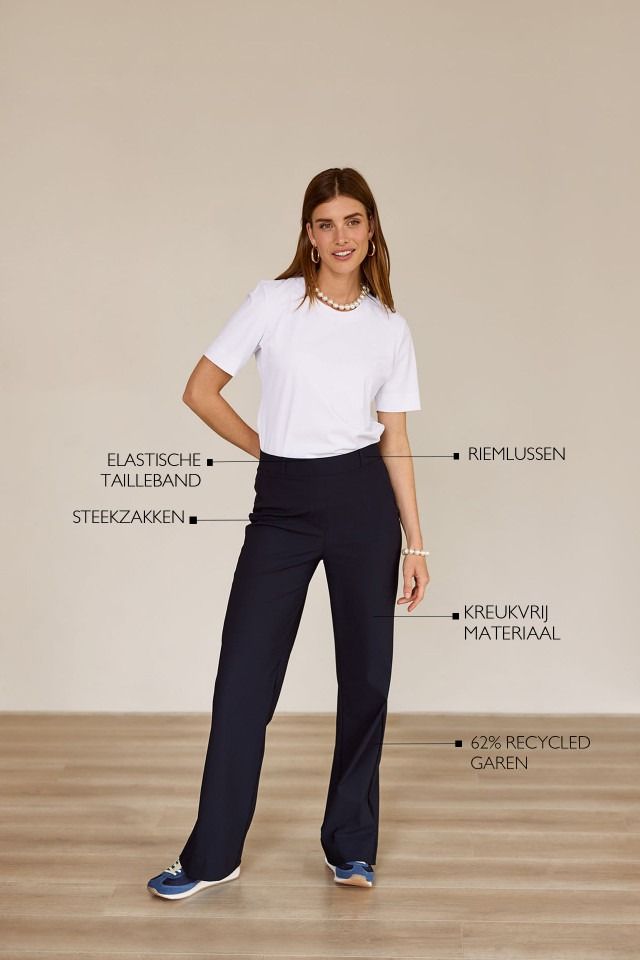 STUDIO ANNELOES WIJDE PANTALON