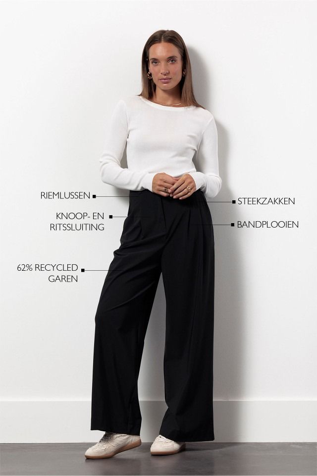 STUDIO ANNELOES WIJDE PANTALON