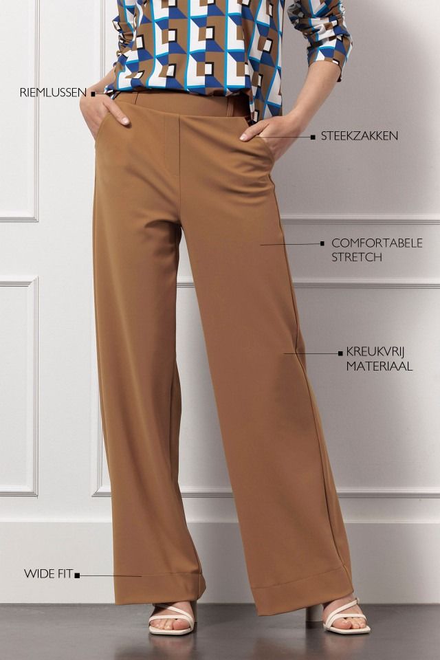 STUDIO ANNELOES WIJDE PANTALON