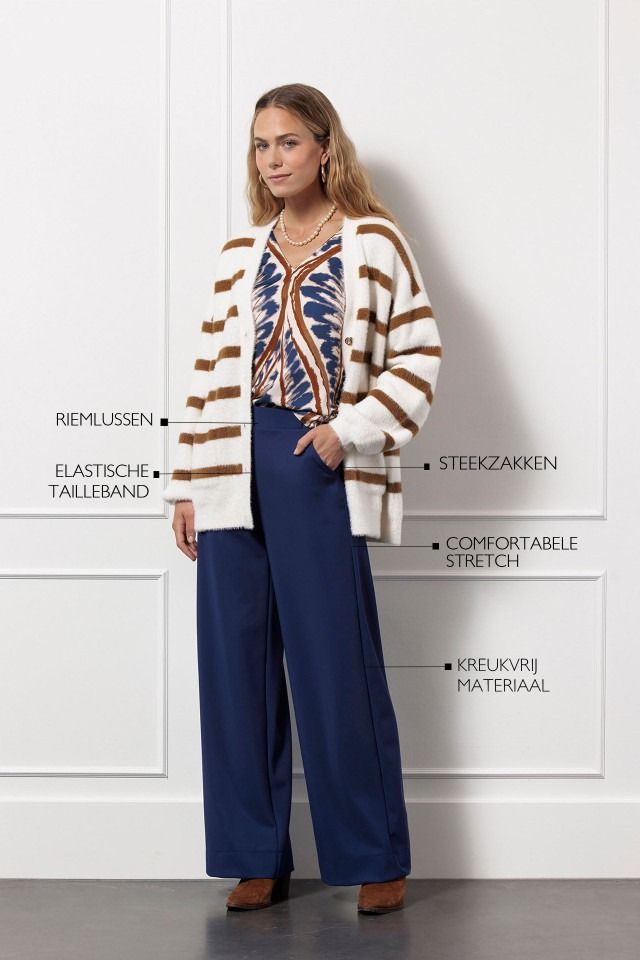 STUDIO ANNELOES WIJDE PANTALON