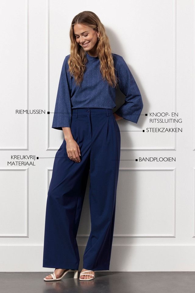 STUDIO ANNELOES WIJDE PANTALON