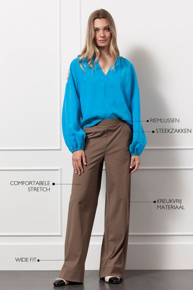 STUDIO ANNELOES WIJDE PANTALON