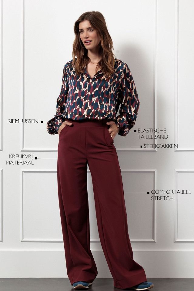 STUDIO ANNELOES WIJDE PANTALON