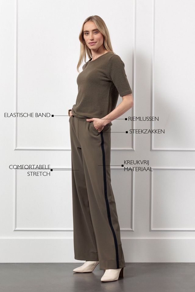 STUDIO ANNELOES WIJDE PANTALON