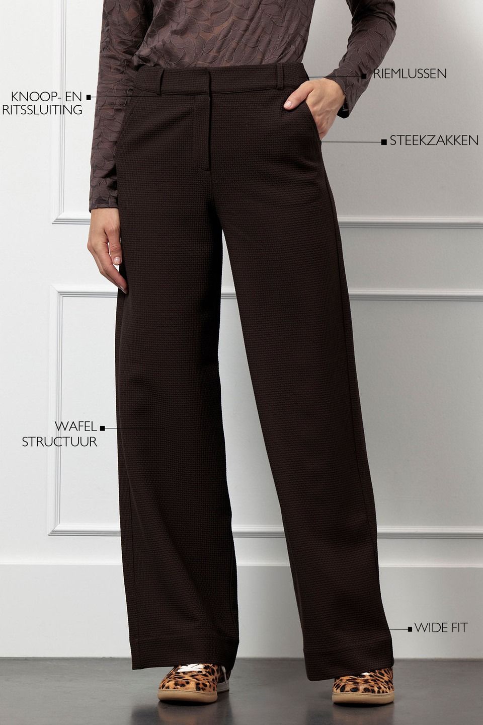 STUDIO ANNELOES WIJDE PANTALON