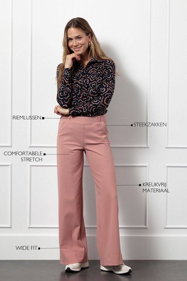 STUDIO ANNELOES WIJDE PANTALON