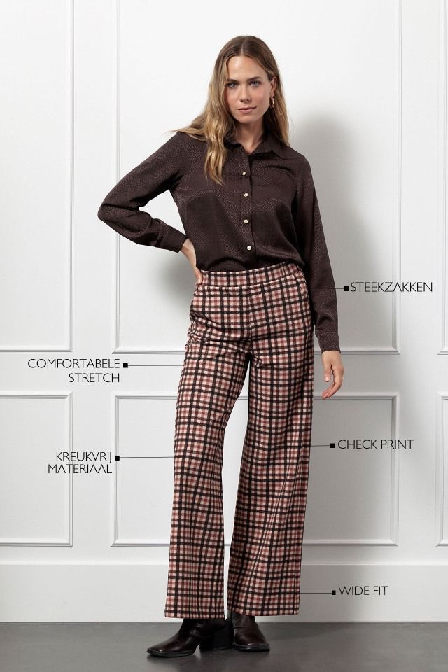 STUDIO ANNELOES WIJDE PANTALON