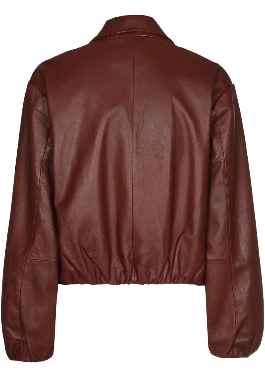 CAROLINE BISS LEER/SUEDE JACK