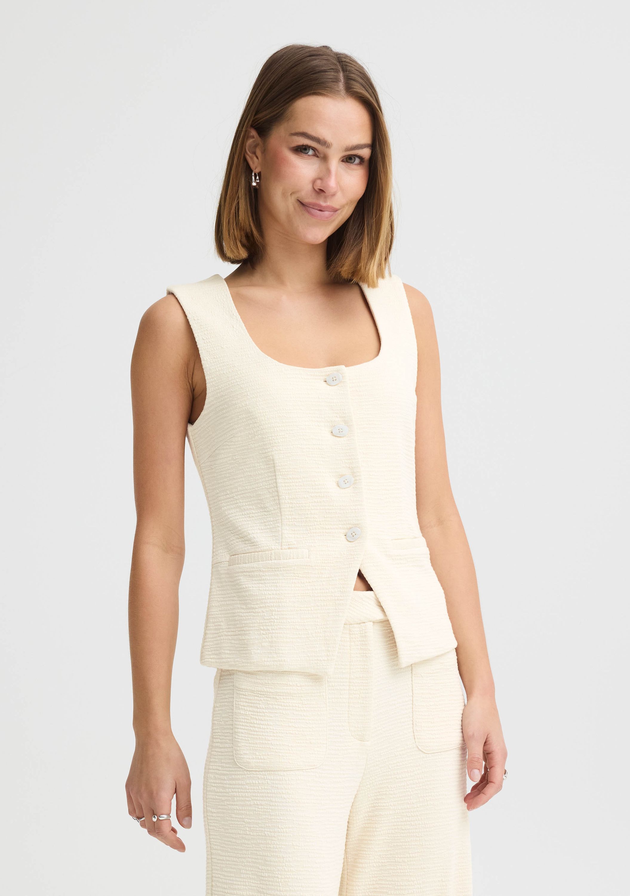 ICHI - GILET - Beige