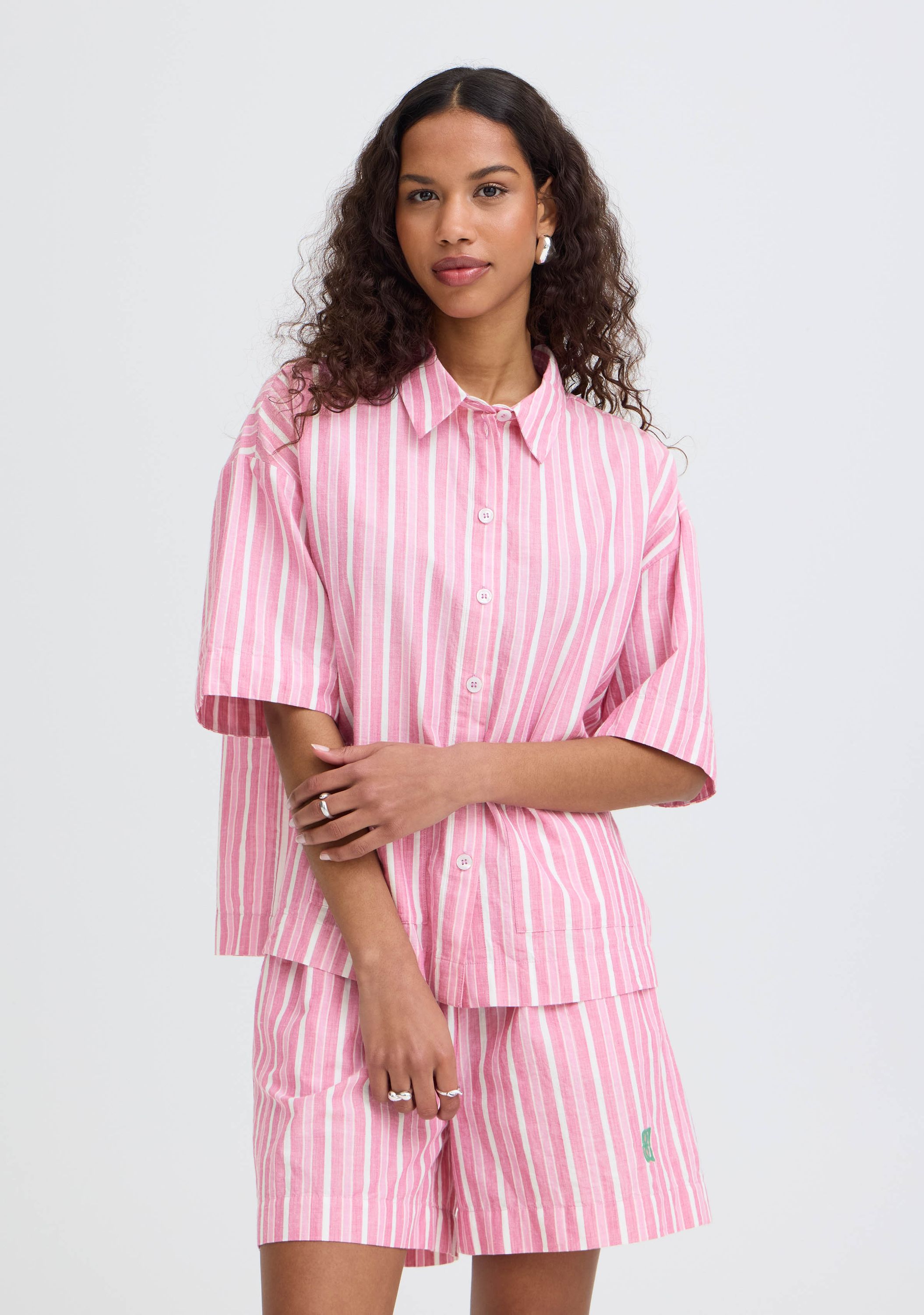 ICHI - BLOUSE - Roze