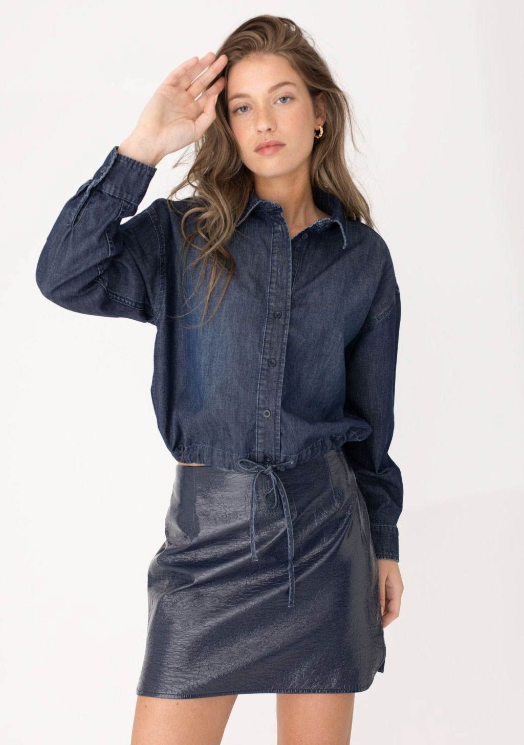 ANNA BLUE KORTE ROK