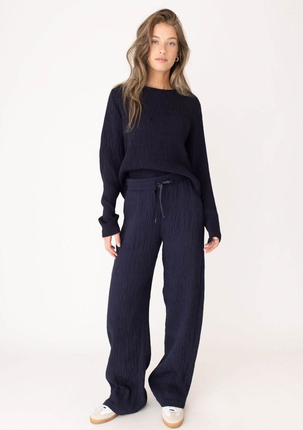 ANNA BLUE WIJDE PANTALON