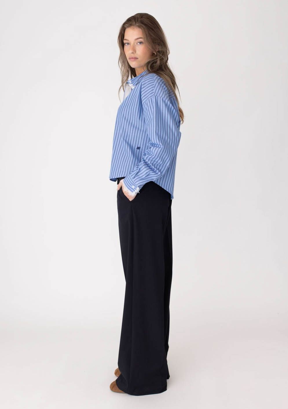 ANNA BLUE WIJDE PANTALON