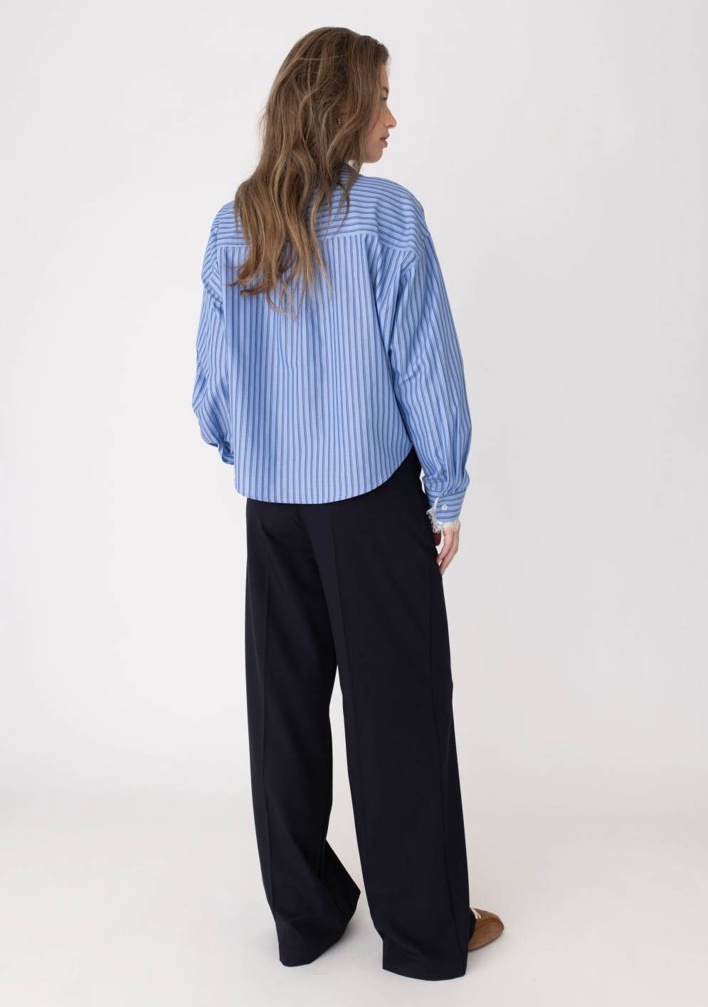 ANNA BLUE WIJDE PANTALON