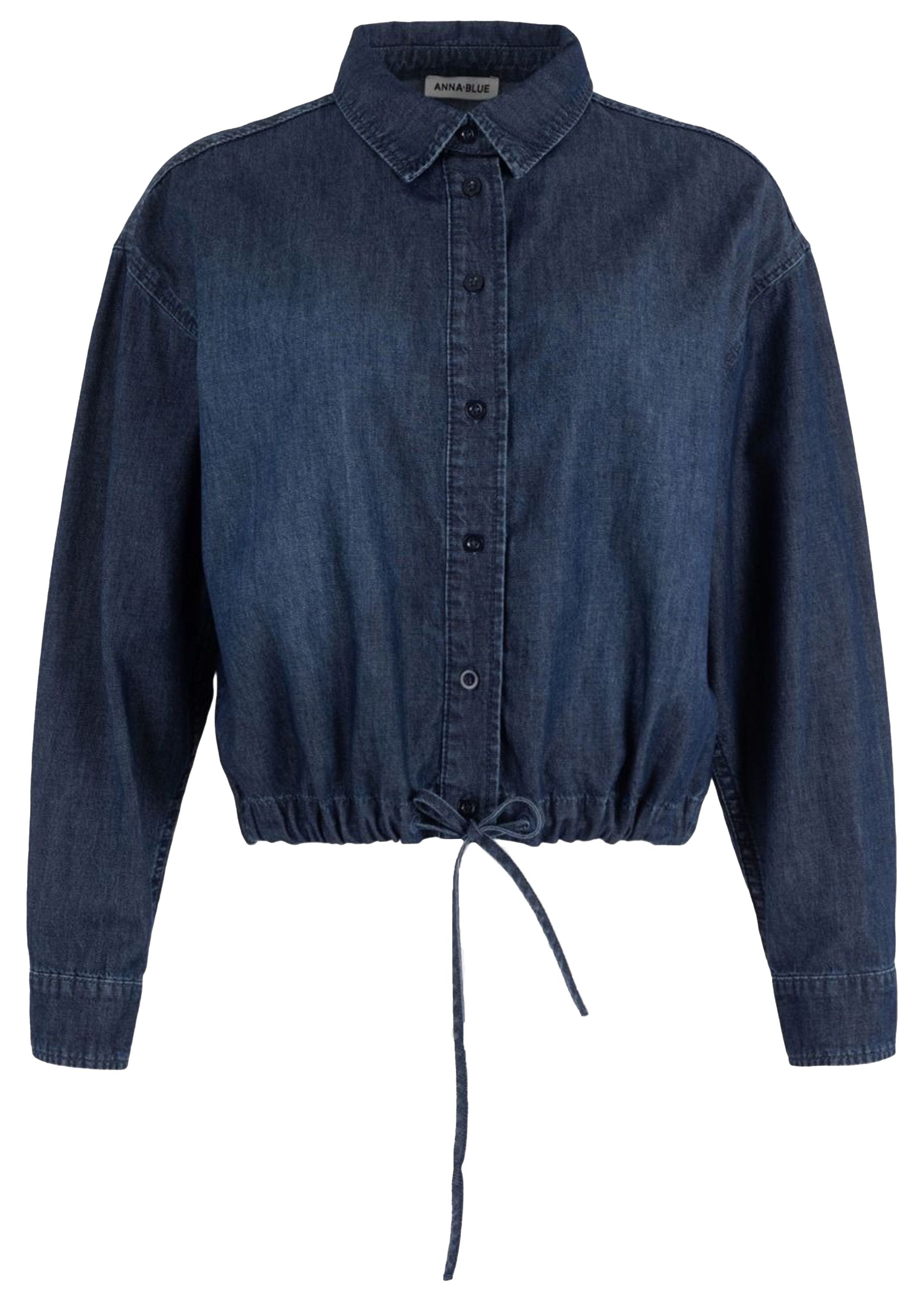 ANNA BLUE BLOUSE