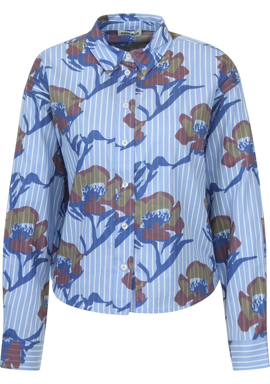 ANNA BLUE BLOUSE