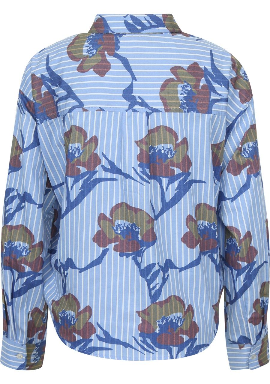 ANNA BLUE BLOUSE