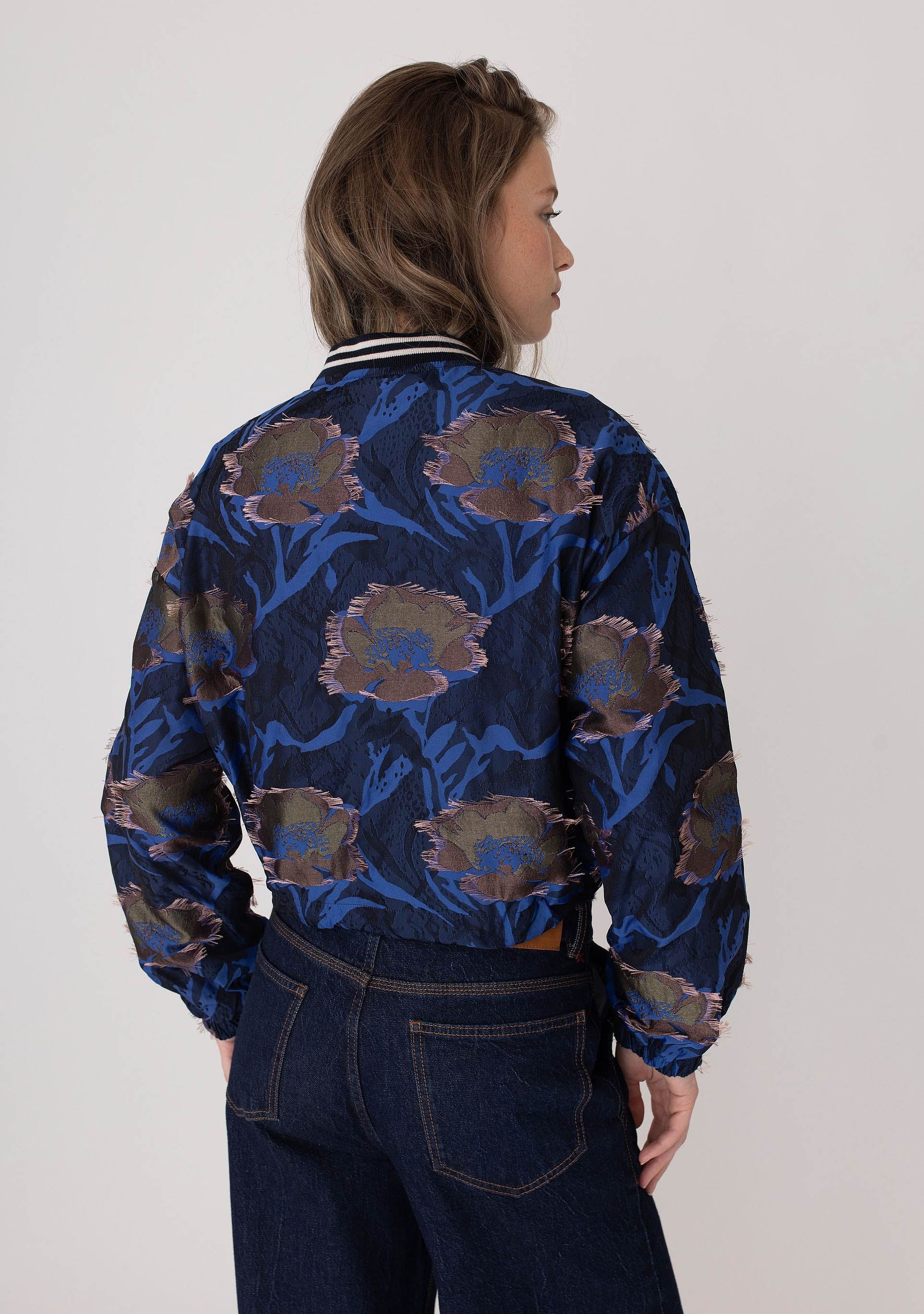 ANNA BLUE BOMBERJACK