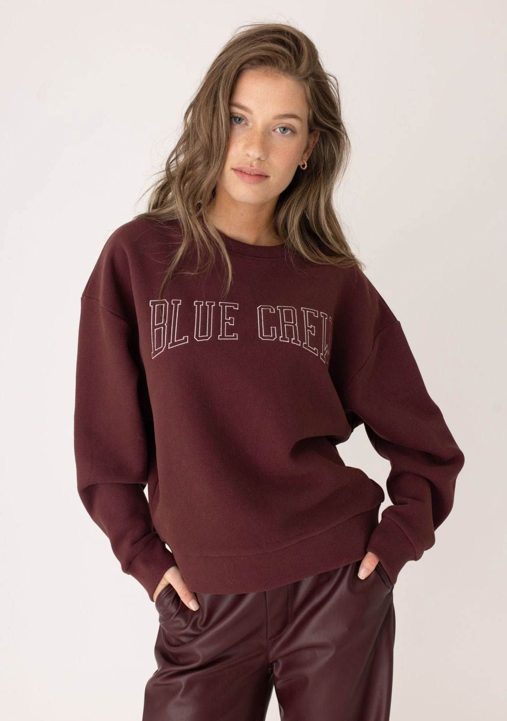 ANNA BLUE SWEATER