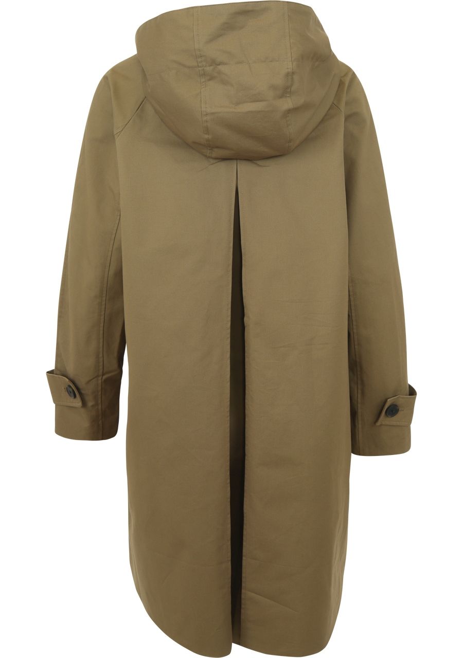 WITH BLACK TRENCHCOAT