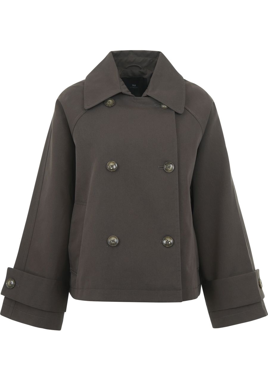 WITH BLACK TRENCHCOAT