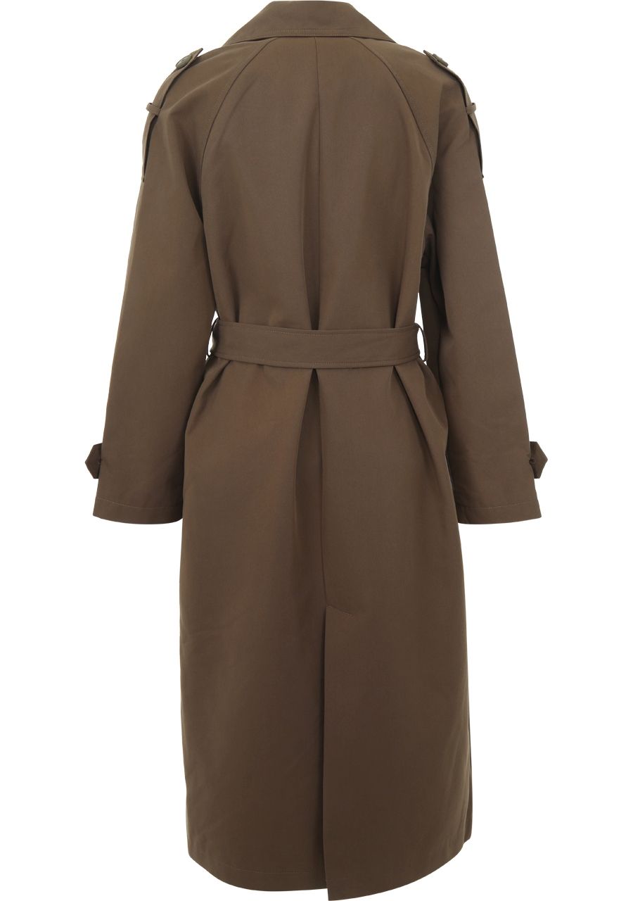 WITH BLACK TRENCHCOAT